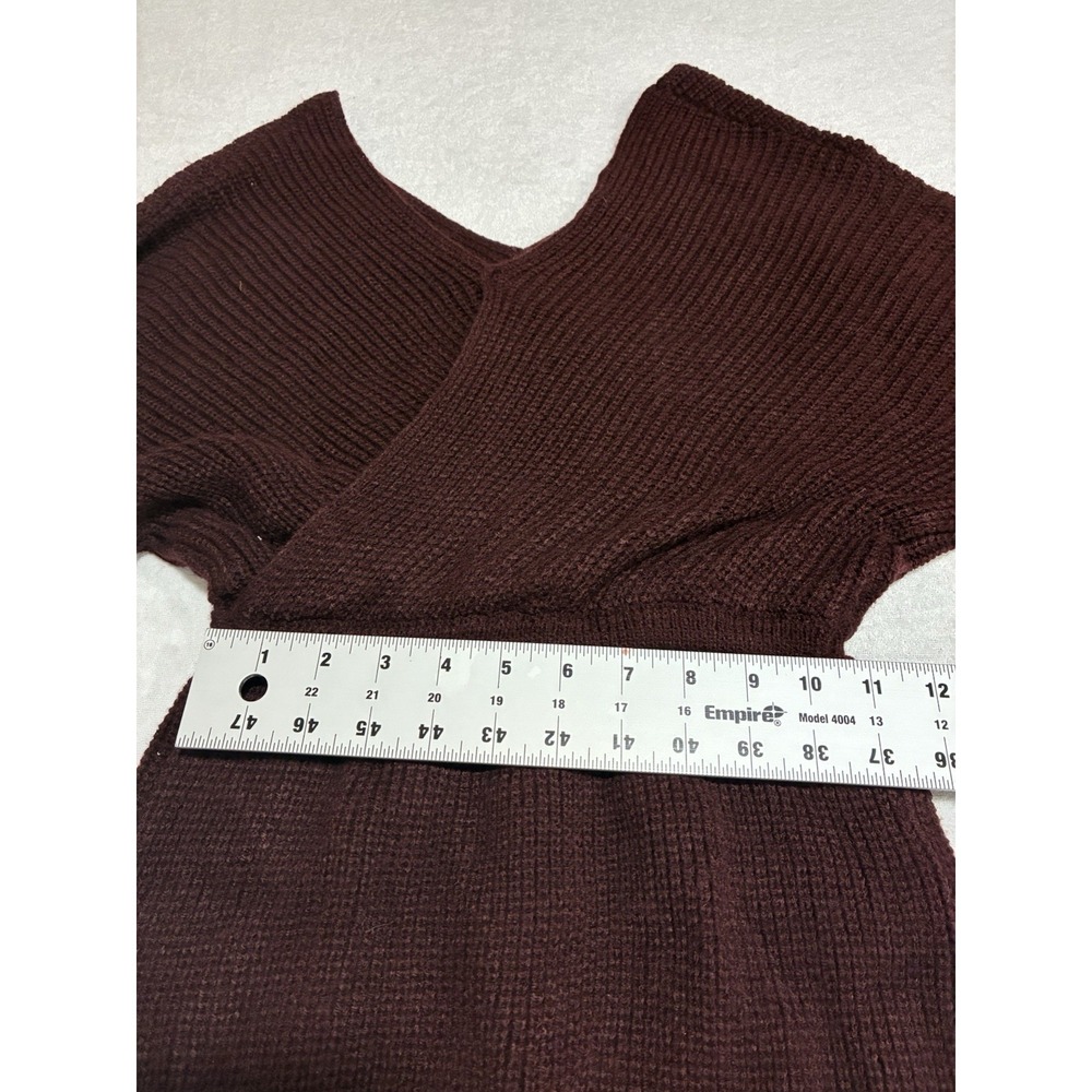 Unbranded Burgundy Women M Size Dress Long Sleeve. SKU72 - Picture 8 of 9